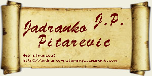 Jadranko Pitarević vizit kartica